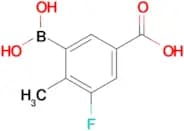 3-Borono-5-fluoro-4-methylbenzoic acid