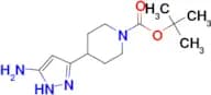 tert-Butyl 4-(5-amino-1H-pyrazol-3-yl)piperidine-1-carboxylate