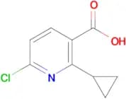 6-Chloro-2-cyclopropylnicotinic acid