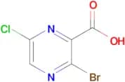 3-Bromo-6-chloropyrazine-2-carboxylic acid