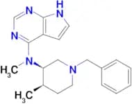 N-((3R,4R)-1-Benzyl-4-methylpiperidin-3-yl)-N-methyl-7H-pyrrolo[2,3-d]pyrimidin-4-amine