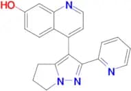 4-(2-(Pyridin-2-yl)-5,6-dihydro-4H-pyrrolo[1,2-b]pyrazol-3-yl)quinolin-7-ol