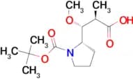 (2R,3R)-3-((S)-1-(tert-Butoxycarbonyl)pyrrolidin-2-yl)-3-methoxy-2-methylpropanoic acid