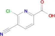 6-Chloro-5-cyanopicolinic acid