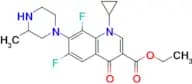 Ethyl 1-cyclopropyl-6,8-difluoro-7-(3-methylpiperazin-1-yl)-4-oxo-1,4-dihydroquinoline-3-carboxyla…
