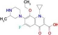 1-Cyclopropyl-8-ethoxy-6-fluoro-7-(3-methylpiperazin-1-yl)-4-oxo-1,4-dihydroquinoline-3-carboxylic…