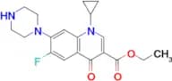 Ethyl 1-cyclopropyl-6-fluoro-4-oxo-7-(piperazin-1-yl)-1,4-dihydroquinoline-3-carboxylate