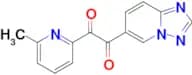 1-([1,2,4]Triazolo[1,5-a]pyridin-6-yl)-2-(6-methylpyridin-2-yl)ethane-1,2-dione