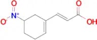 (E)-3-(5-Nitrocyclohex-1-en-1-yl)acrylic acid