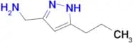 (5-Propyl-1H-pyrazol-3-yl)methanamine