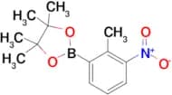 4,4,5,5-Tetramethyl-2-(2-methyl-3-nitrophenyl)-1,3,2-dioxaborolane