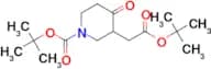 tert-Butyl 3-(2-(tert-butoxy)-2-oxoethyl)-4-oxopiperidine-1-carboxylate