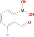 (3-Fluoro-2-formylphenyl)boronic acid