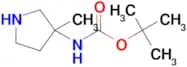tert-Butyl (3-methylpyrrolidin-3-yl)carbamate