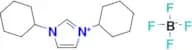 1,3-Dicyclohexyl-1H-imidazol-3-ium tetrafluoroborate