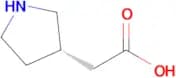 (S)-2-(Pyrrolidin-3-yl)acetic acid