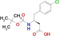 (S)-3-((tert-Butoxycarbonyl)amino)-4-(4-chlorophenyl)butanoic acid
