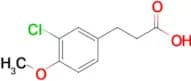 3-(3-Chloro-4-methoxyphenyl)propanoic acid