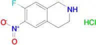 7-Fluoro-6-nitro-1,2,3,4-tetrahydroisoquinoline hydrochloride
