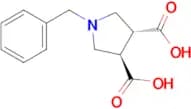 trans-1-Benzylpyrrolidine-3,4-dicarboxylic acid