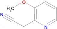 2-(3-Methoxypyridin-2-yl)acetonitrile