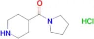 4-Piperidinyl(1-pyrrolidinyl)methanone hydrochloride