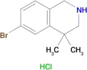 6-Bromo-4,4-dimethyl-1,2,3,4-tetrahydroisoquinoline hydrochloride