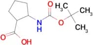 2-((tert-Butoxycarbonyl)amino)cyclopentanecarboxylic acid