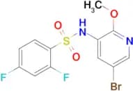 N-(5-Bromo-2-methoxypyridin-3-yl)-2,4-difluorobenzenesulfonamide