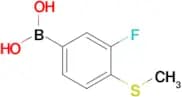 (3-Fluoro-4-(methylthio)phenyl)boronic acid