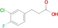 3-(3-Chloro-4-fluorophenyl)propanoic acid