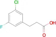 3-(3-Chloro-5-fluorophenyl)propionic acid
