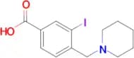 3-Iodo-4-(piperidin-1-ylmethyl)benzoic acid