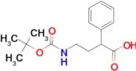 4-((tert-Butoxycarbonyl)amino)-2-phenylbutanoic acid