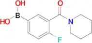 (4-Fluoro-3-(piperidine-1-carbonyl)phenyl)boronic acid