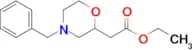Ethyl 2-(4-benzylmorpholin-2-yl)acetate
