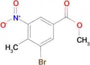 3-Bromo-4-methyl-5-nitro-benzoic acid methyl ester