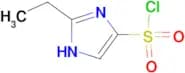 2-ethyl-1H-imidazole-4-sulfonyl chloride