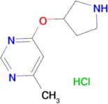 4-Methyl-6-(pyrrolidin-3-yloxy)pyrimidine hydrochloride