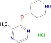 2-Methyl-3-(piperidin-4-yloxy)pyrazine hydrochloride