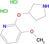 3-Methoxy-2-(pyrrolidin-3-yloxy)pyridinedihydrochloride