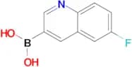 (6-fluoro-3-quinolinyl)boronic acid