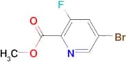 METHYL 5-BROMO-3-FLUOROPYRIDINE-2-CARBOXYLATE
