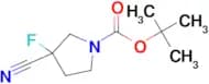 1-BOC-3-CYANO-3-FLUOROPYRROLIDINE