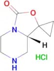 (S)-TETRAHYDROSPIRO[CYCLOPROPANE-1,1′-OXAZOLO[3,4-A]PYRAZIN]-3′(5’H)-ONE HCL