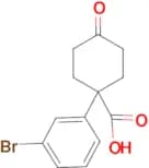 1-(3-BROMOPHENYL)-4-OXOCYCLOHEXANECARBOXYLIC ACID