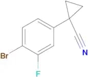 1-(4-BROMO-3-FLUOROPHENYL)CYCLOPROPANE-1-CARBONITRILE