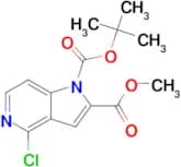 1-TERT-BUTYL 2-METHYL 4-CHLORO-1H-PYRROLO[3,2-C]PYRIDINE-1,2-DICARBOXYLATE