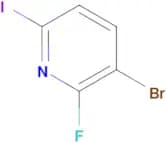 3-BROMO-2-FLUORO-6-IODOPYRIDINE