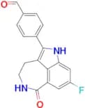 4-(8-FLUORO-6-OXO-3,4,5,6-TETRAHYDRO-1H-AZEPINO[5,4,3-CD]INDOL-2-YL)BENZALDEHYDE